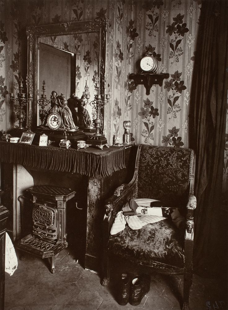 Paris Interior by Eugène Atget