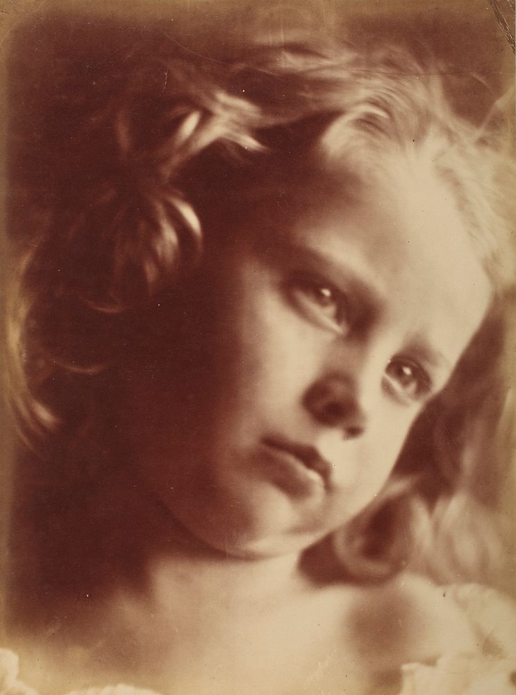Child's Head, Freshwater, 1866 (From Life, Not Enlarged) by Julia Margaret Cameron
