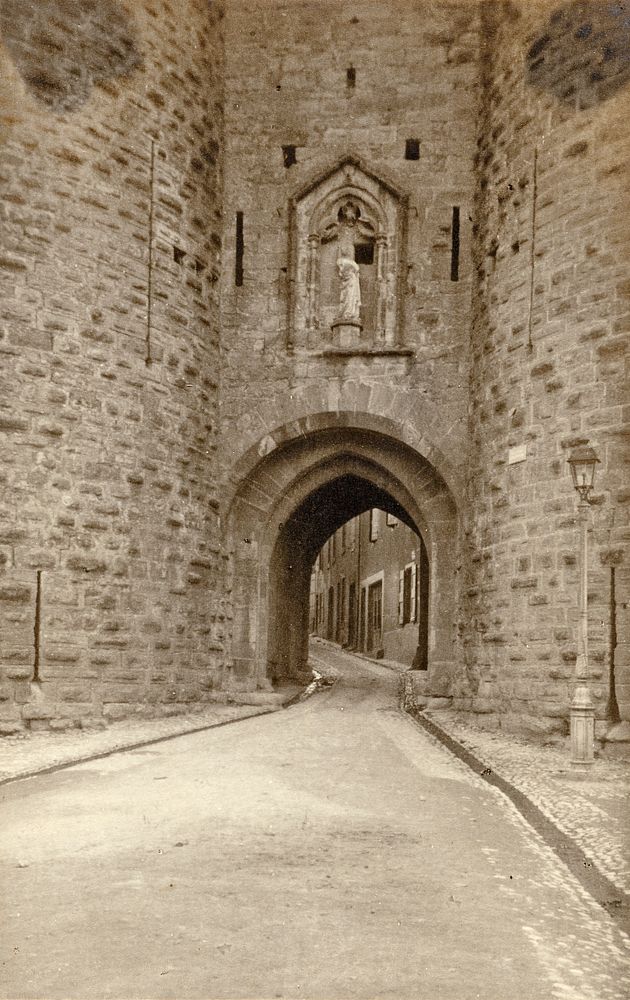 Carcassonne Entrance by Frederick H Evans