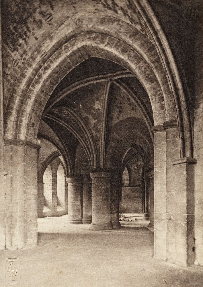 Crypt Of Canterbury Cathedral by Frederick H Evans