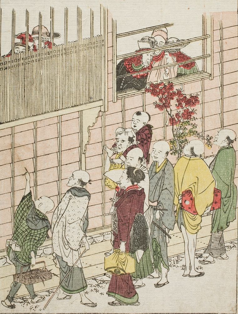 Dutchmen's Quarters by Katsushika Hokusai