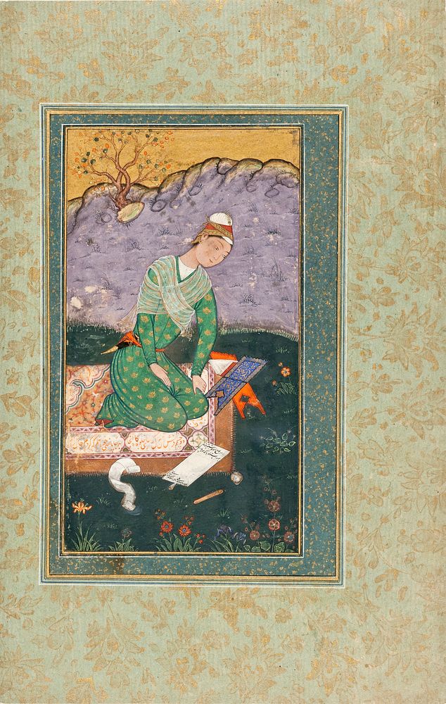 Self-Portrait of Mir Sayyid Ali by Mir Sayyid Ali