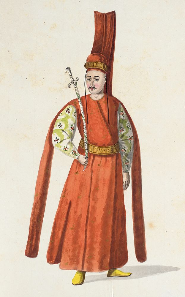 Sketch of Turkish Dress, 'Sword Bearer'