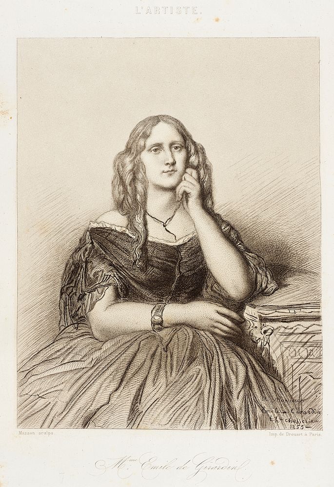 Mme Emile Girardin by Alphonse Charles Masson