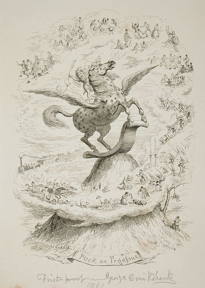 Puck on Pegasus by George Cruikshank