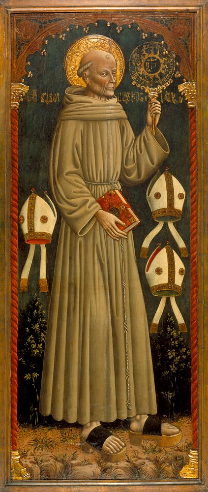 Saint Bernardino of Siena by Dario di Giovanni