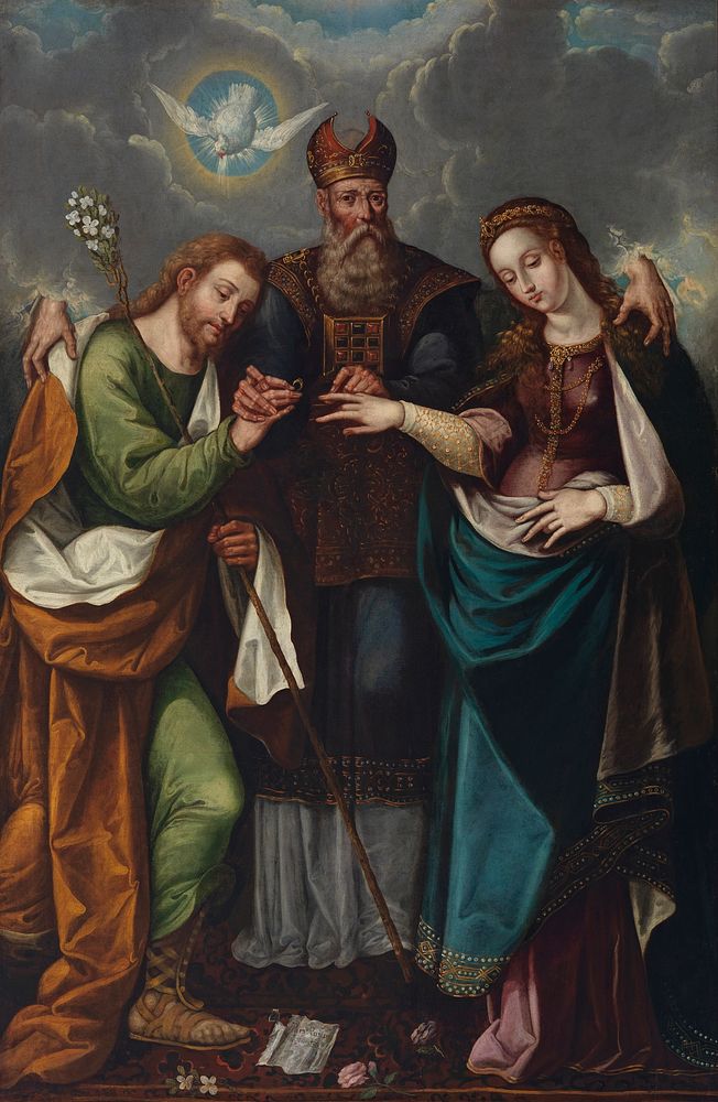 The Marriage of the Virgin (Desposorios de la Virgen) by Pedro Ramírez el Mozo