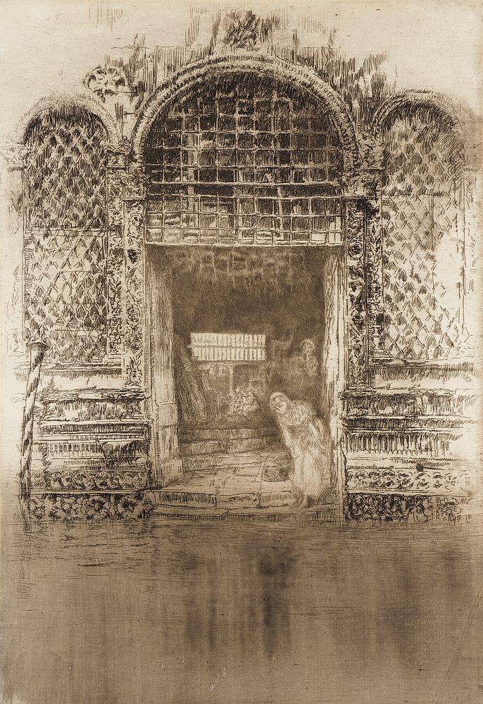 The Doorway by James Abbott McNeill Whistler and Fine Art Society