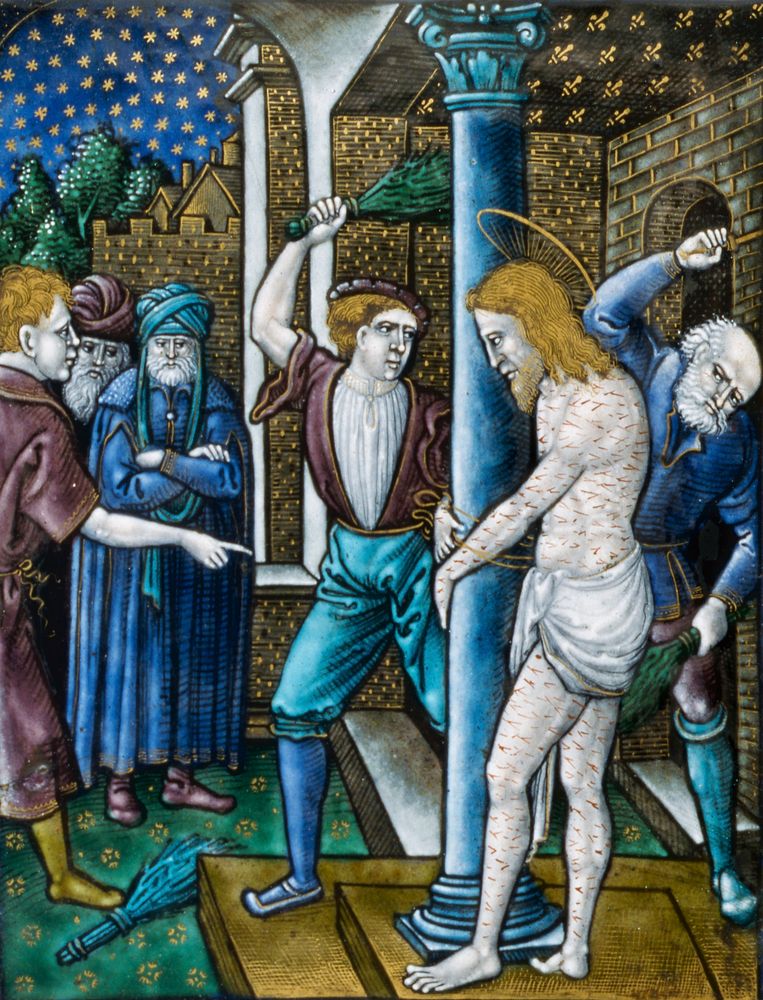 Plaque with Scene of the Flagellation by Pierre Reymond