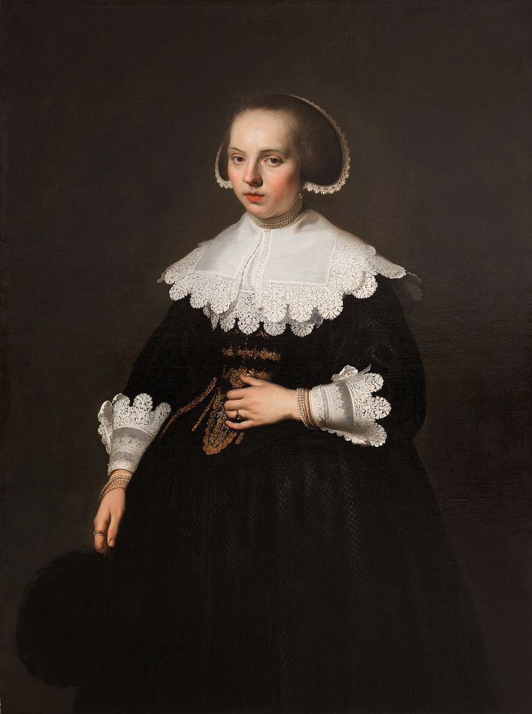 Portrait of a Young Woman by Jacob Adriaensz Backer