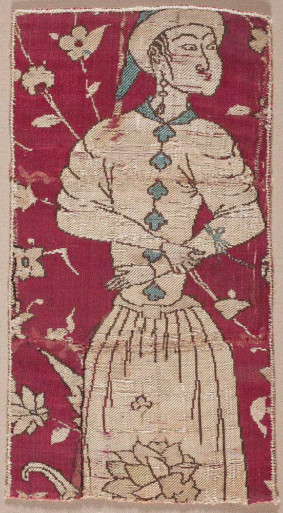 Textile Fragment with Standing Figure