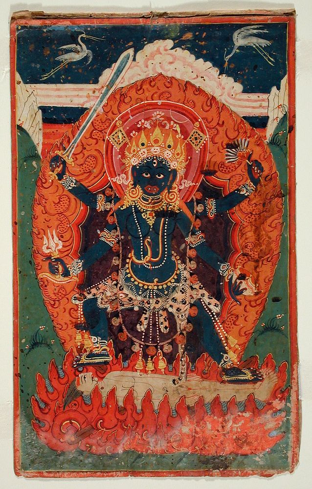 The Hindu Goddess Ugratara (Violent Tara)