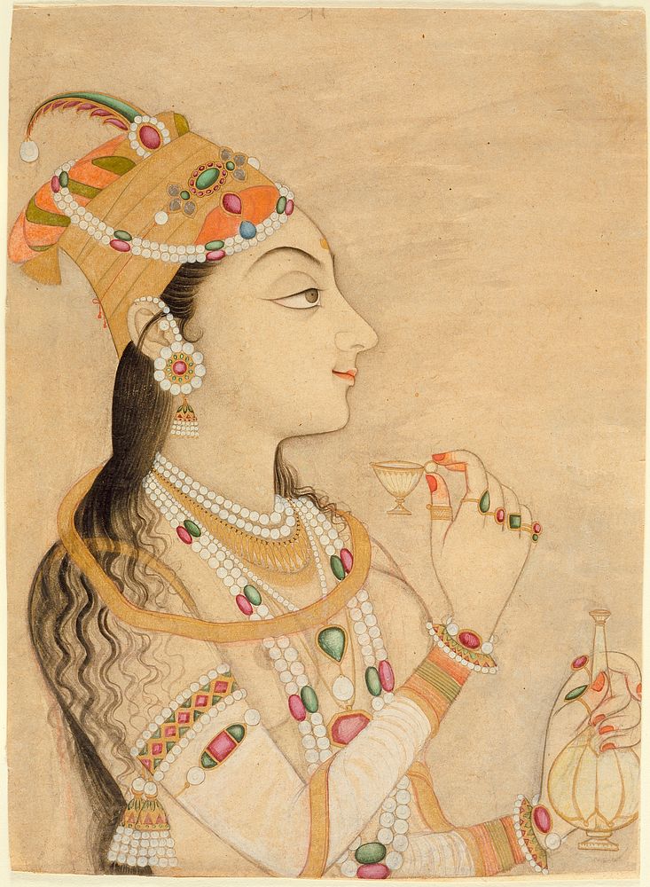 Idealized Portrait of the Mughal Empress Nur Jahan (1577-1645)?