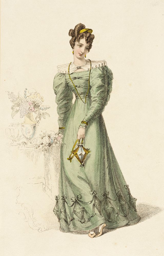 Fashion Plate, ‘Morning Dress’ for ‘The Repository of Arts’ by Rudolph Ackermann