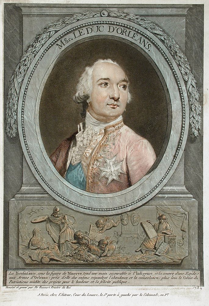Msgr. le Duc l'Orléans by Philibert Louis Debucourt