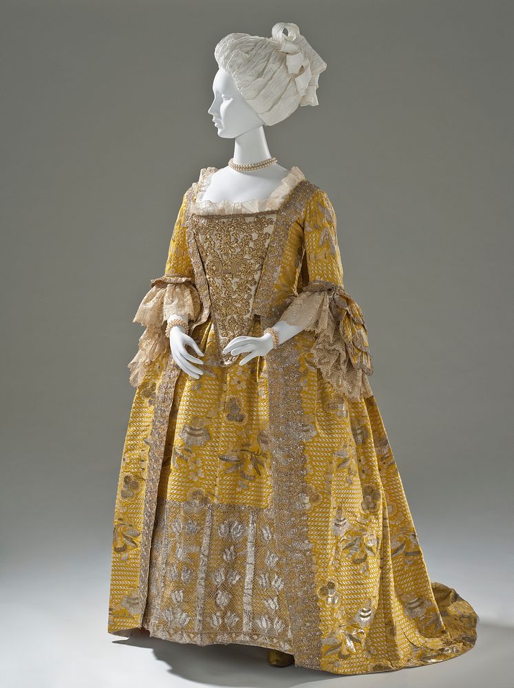 Woman's Dress and Petticoat (Robe à la française)
