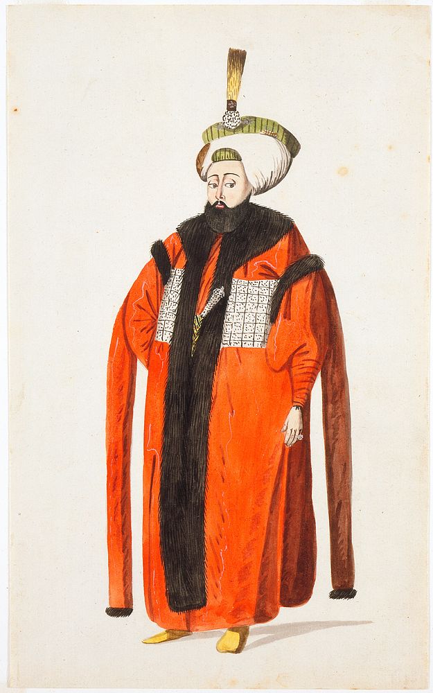 Turkish Personage and Costume: Sultan Mahmud II (1808-1839)