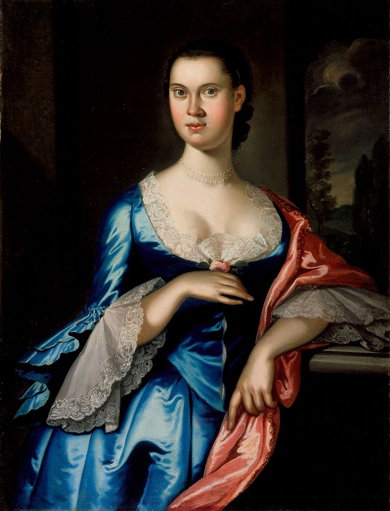 Portrait of Elizabeth Chew Smith by John Hesselius