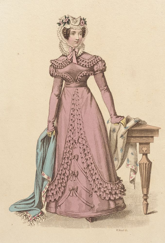 Fashion Plate, 'Morning Dress' for 'La Belle Assemblée' by John Bell