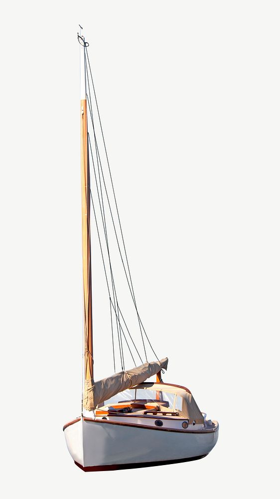 Sailing boat isolated object psd