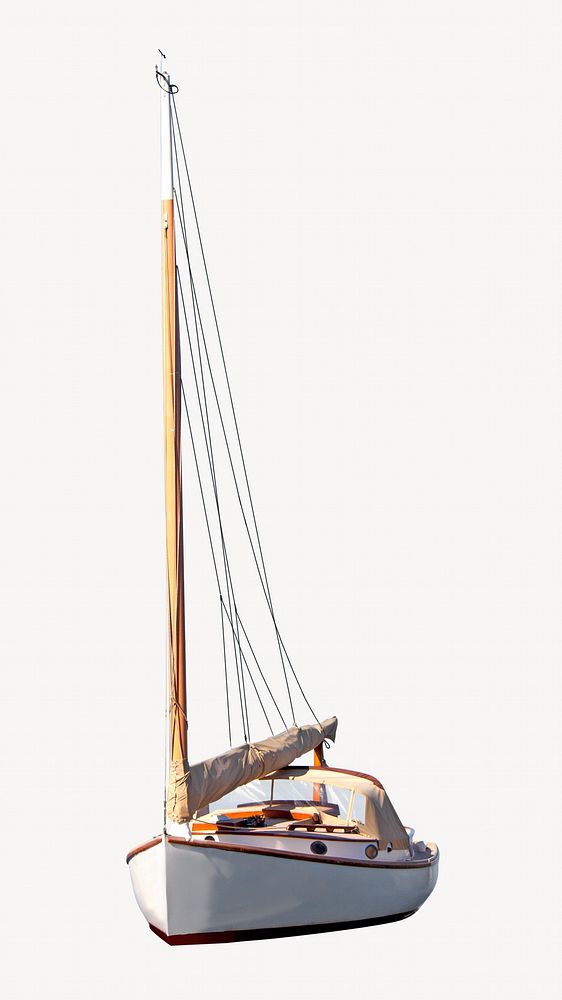 Sailing boat, isolated object