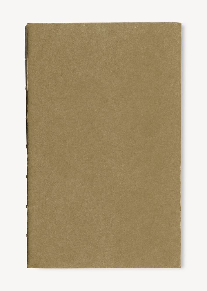 Blank brown ripped notepad