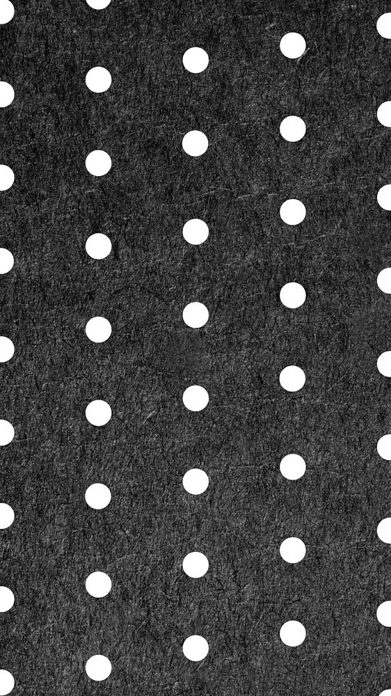 Black polka dots mobile wallpaper
