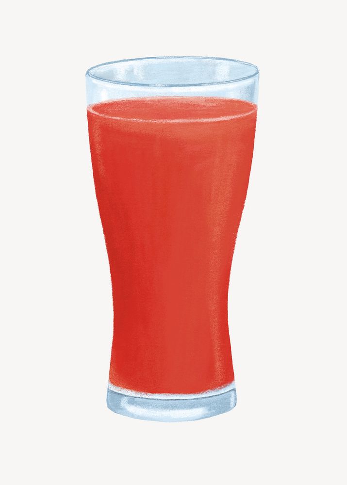 Watermelon juice, healthy drink illustration
