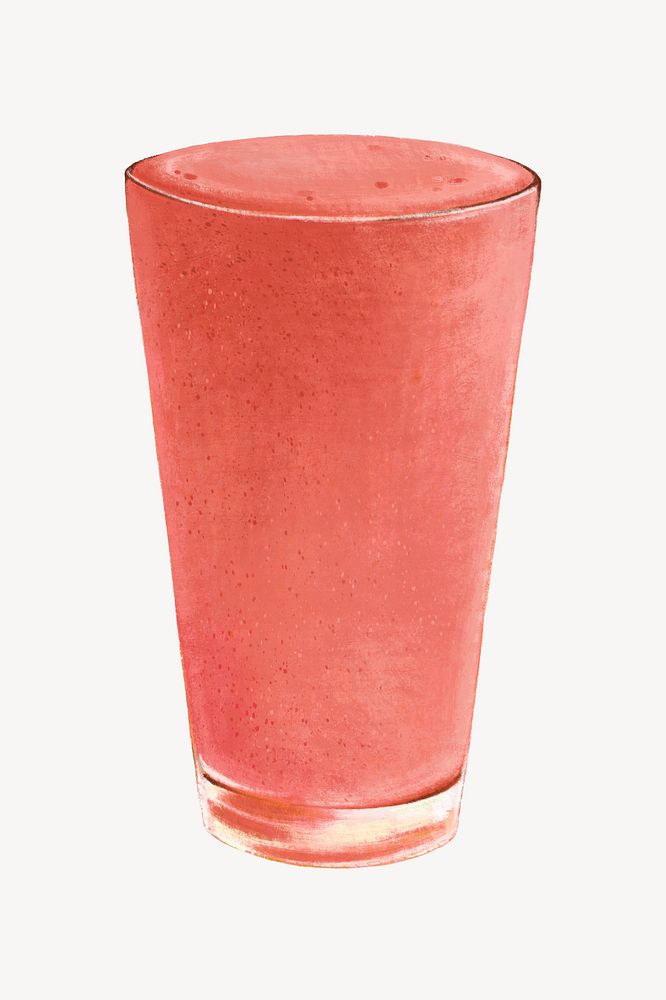 Watermelon juice, healthy drink illustration