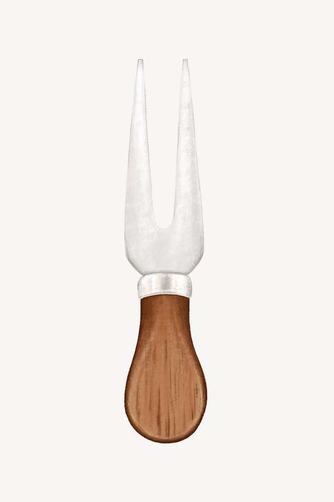 BBQ fork, kitchenware illustration