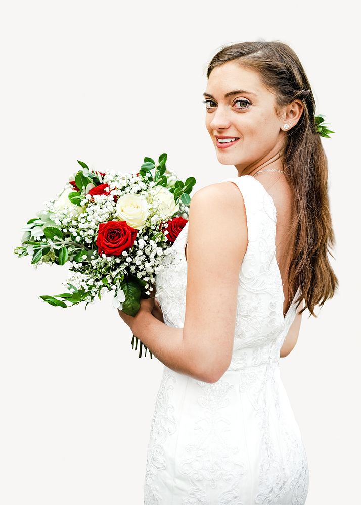 Bride isolated image