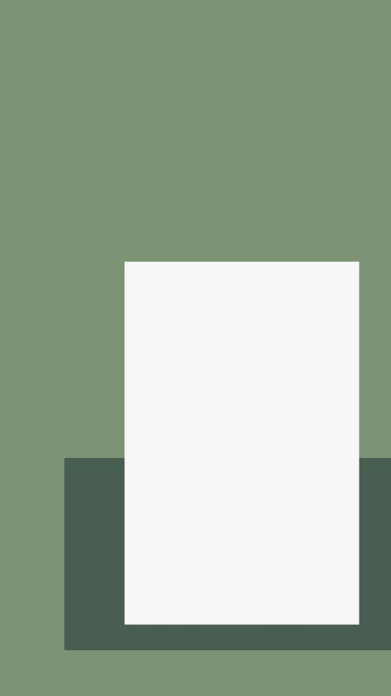 Green rectangle frame editable vector