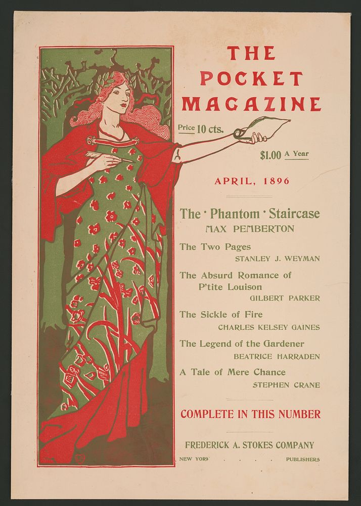 The Pocket magazine (1896) by Louis Rhead. 