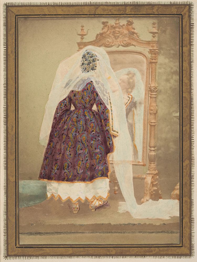La Comtesse in robe de piqu&eacute; or as Judith (?) by Pierre-Louis Pierson
