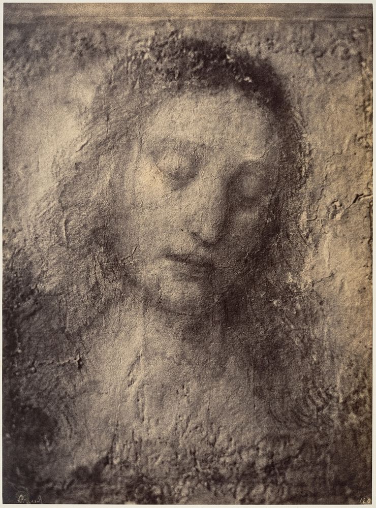 Copy of the head of Christ from Leonardo da Vinci's &ldquo;The Last Supper&rdquo; by L&eacute;on G&eacute;rard
