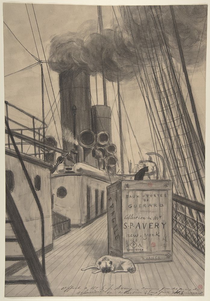 Frontispiece for "Eaux-fortes de Guérard, Collection de Mr. S. P. [Samuel Putnam] Avery, New York"