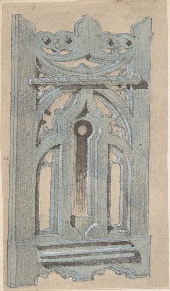 Metal Keyplate for Church, Anonymous, British, 19th century