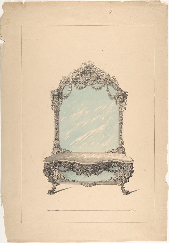 Design for Console Table by Robert William Hume