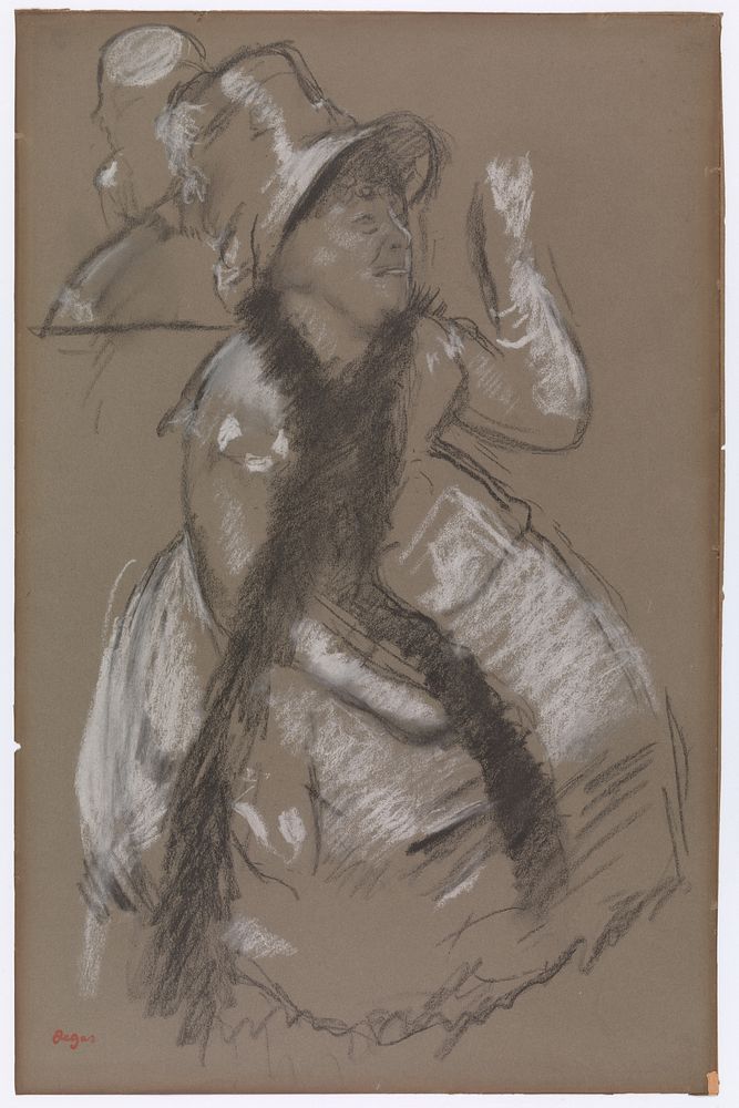 Portrait of Madame Dietz-Monnin by Edgar Degas