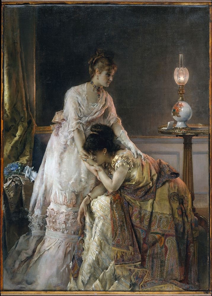 After the Ball  by Alfred Stevens
