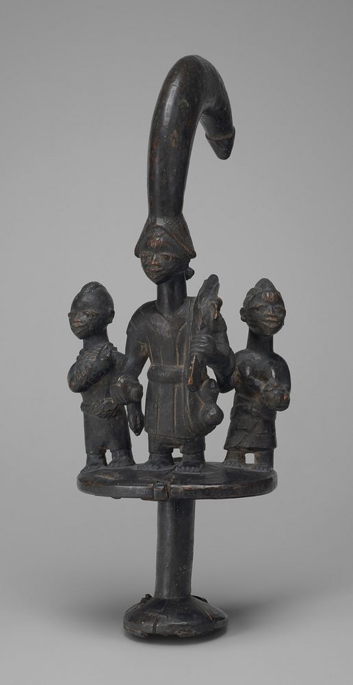 Esu Dance Staff (Ogo Elegbara) by Yoruba