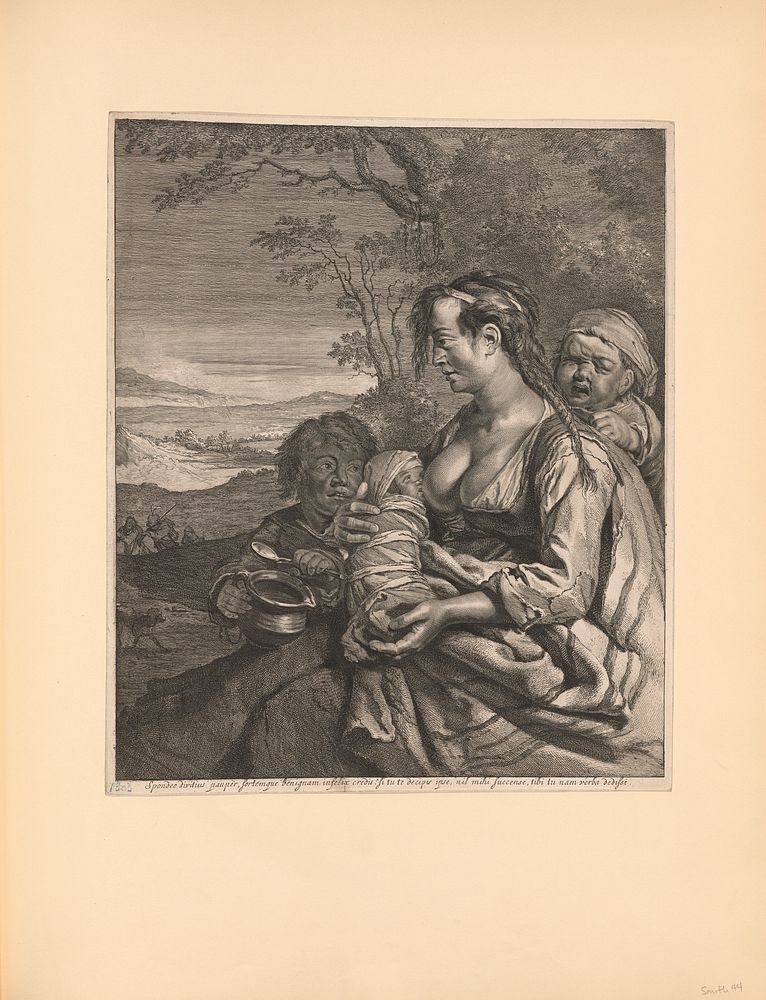 The Bohemian Woman by Cornelis Visscher