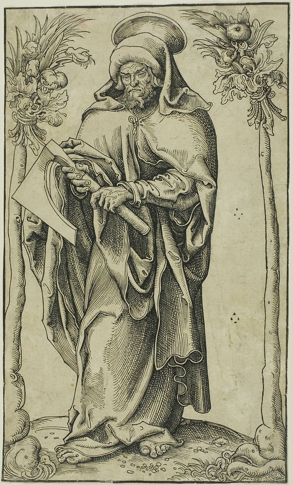 Saint Matthias, from Christ, the Apostles and Saint Paul by Lucas Cranach, the Elder