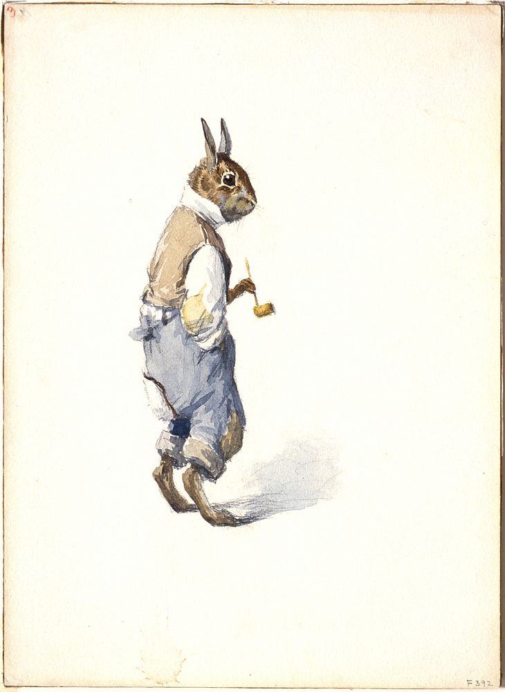 Br'er Rabbit (1881–1928) Arthur Burdett | Free Photo Illustration ...