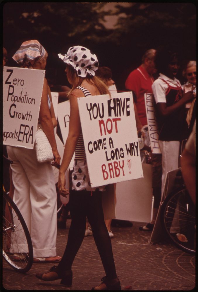 Women's Suffrage Day in Fountain Square 08/1973. Photographer: Hubbard, Tom. Original public domain image from Flickr