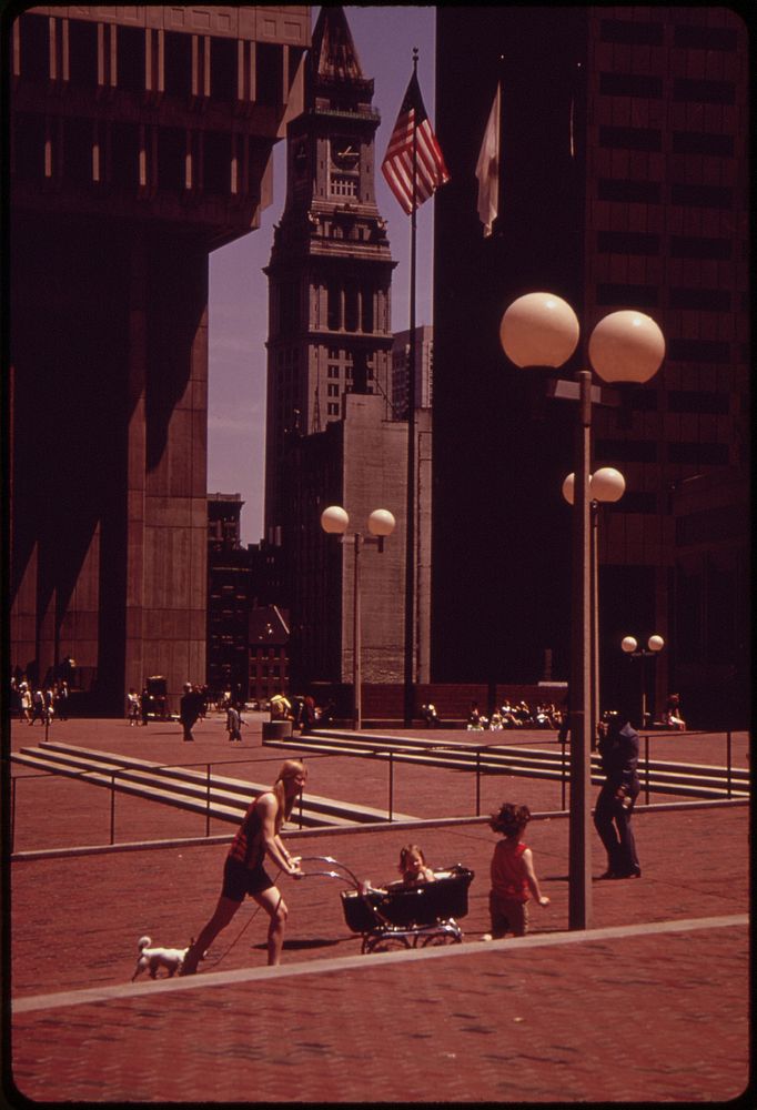 City Hall and Customs House Tower 05/1973. Photographer: Halberstadt, Ernst, 1910-1987. Original public domain image from…