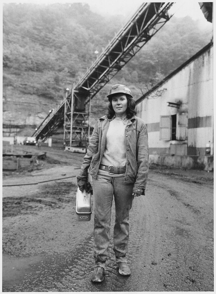 Linda King Finds Working as a Roof Bolter's Helper at the Bullitt Mine in Big Stone Gap, Virginia, More Challenging and…