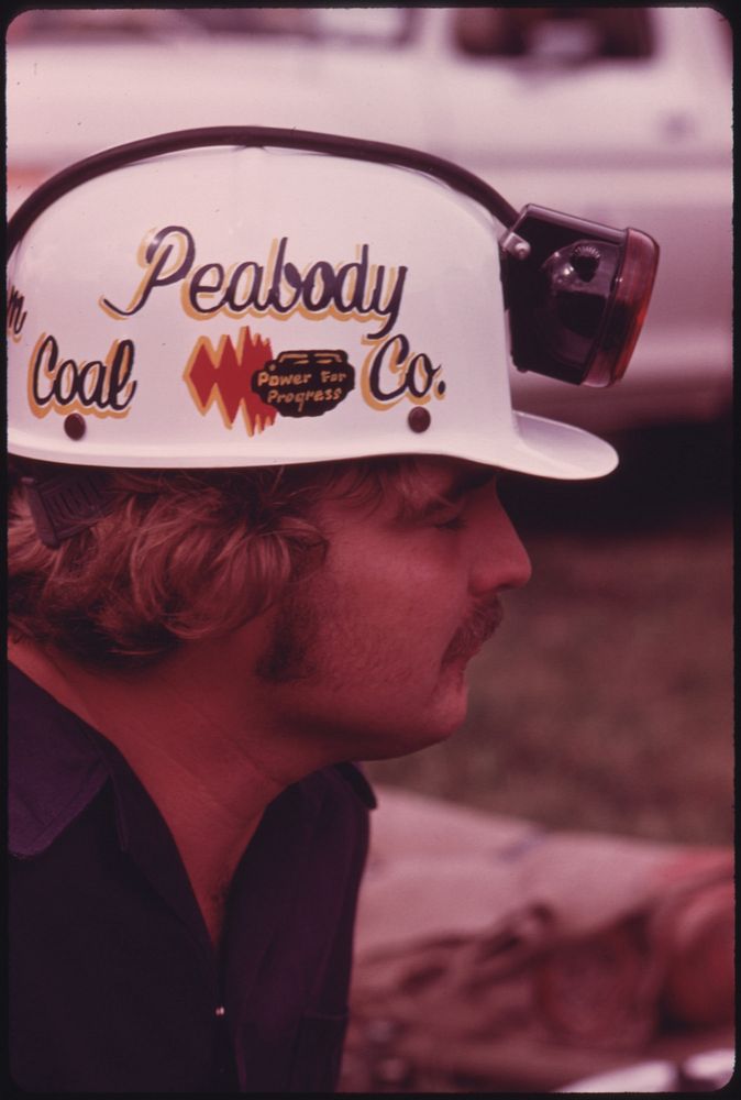 Closeup of a Member of the Peabody Coal Company Team That Is Competing in the Kentucky State Mine Safety Contest at Benham…