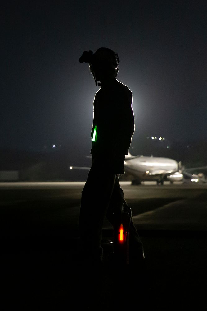 U.S. Marine Corps Lance Cpl. Matthew Bayersdorf prepares for an Air Delivered Ground Refueling mission during Exercise…
