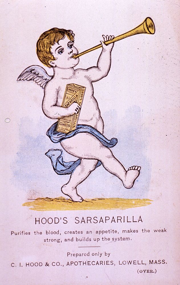 Hood's Sarsaparilla, vintage poster.